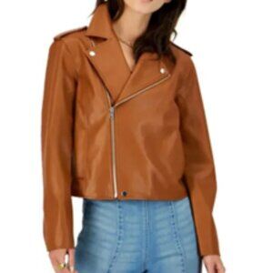 INC - FAUX LEATHER - JACKET AND PANTS SET